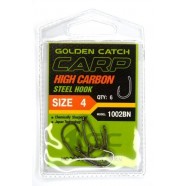 Рибальські гачки, GC Carp 1002, 6шт/уп, колір BN, розмір №4